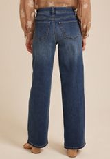 m jeans by maurices&trade; Classic Dark High Rise Wide Leg Jean, C258, small