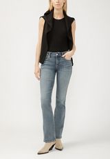 Silver Jeans Co.&reg; Elyse Curvy Mid Rise Luxe Stretch Bootcut Jean, C3337, small