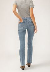 Silver Jeans Co.&reg; Suki Curvy Mid Rise Luxe Stretch Slim Boot Jean, MEDIUM SANDBLAST, small