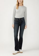Silver Jeans Co.&reg; Avery Curvy High Rise Slim Boot Jean, C258, small