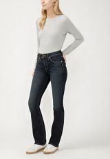 Silver Jeans Co.&reg; Avery Curvy High Rise Slim Boot Jean, C258, small