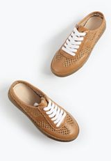 SuperCush Crochet Sneaker Mule, CAMEL, small