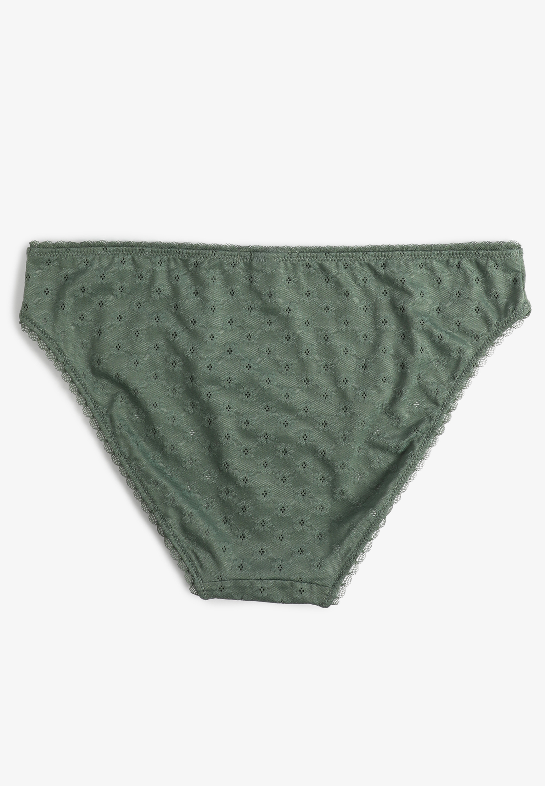 Vintage Lace Eyelet Jacquard Bikini Panty, C7379, large