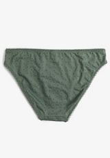 Vintage Lace Eyelet Jacquard Bikini Panty, C7379, small