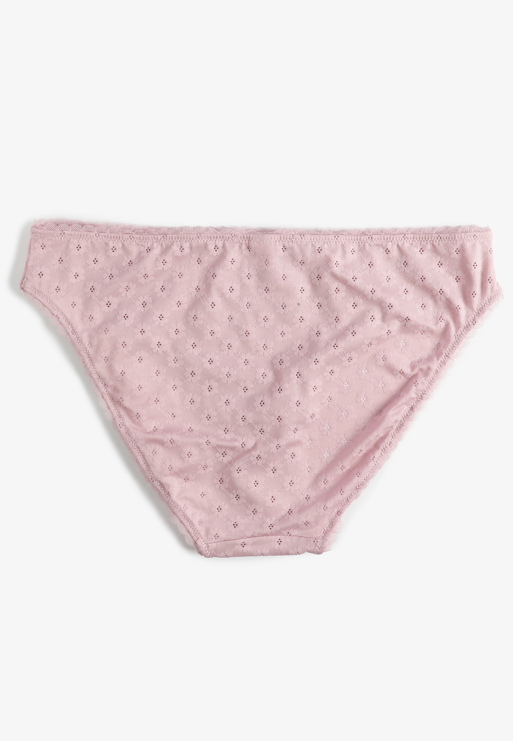 Vintage Lace Eyelet Jacquard Bikini Panty, C7589, large