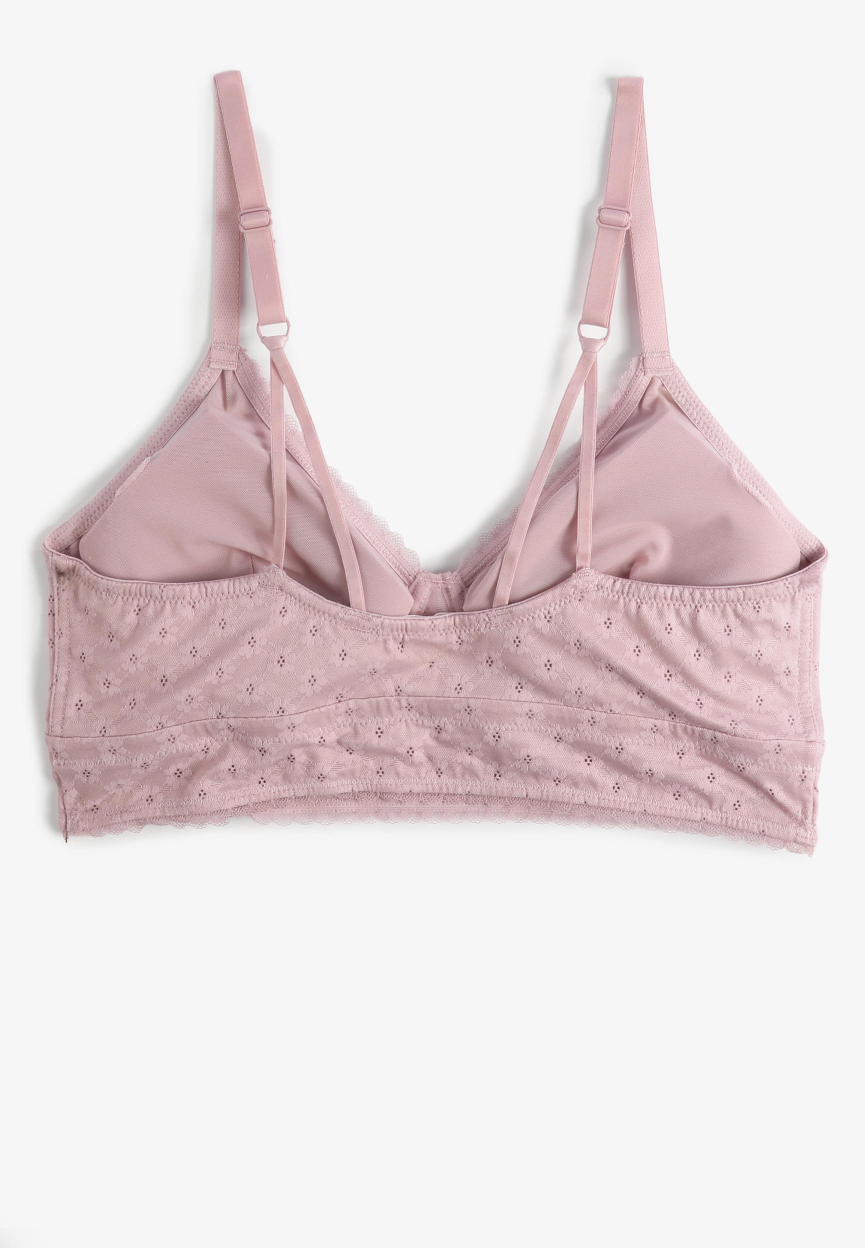 Vintage Lace Eyelet Jacquard Bralette, C7589, large