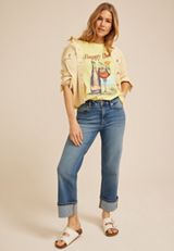 Happy Hour Oversized Fit Graphic Tee, C5448, small