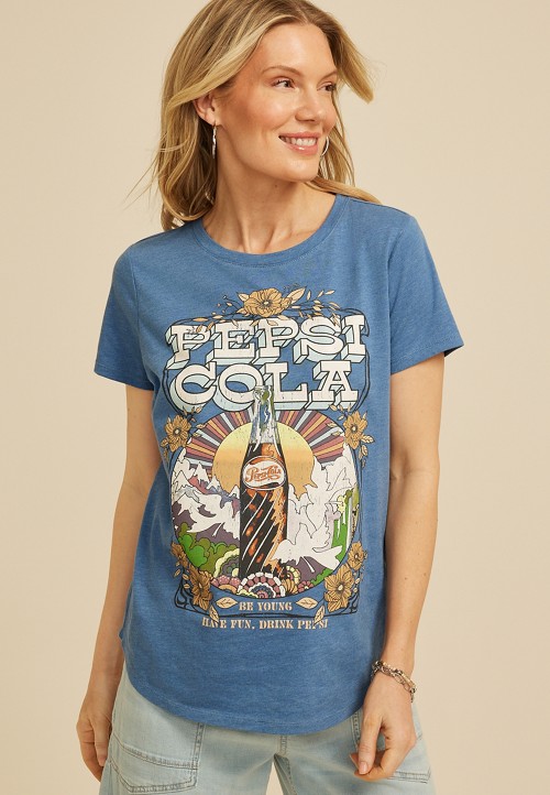 Pepsi Classic Fit Graphic Tee | maurices