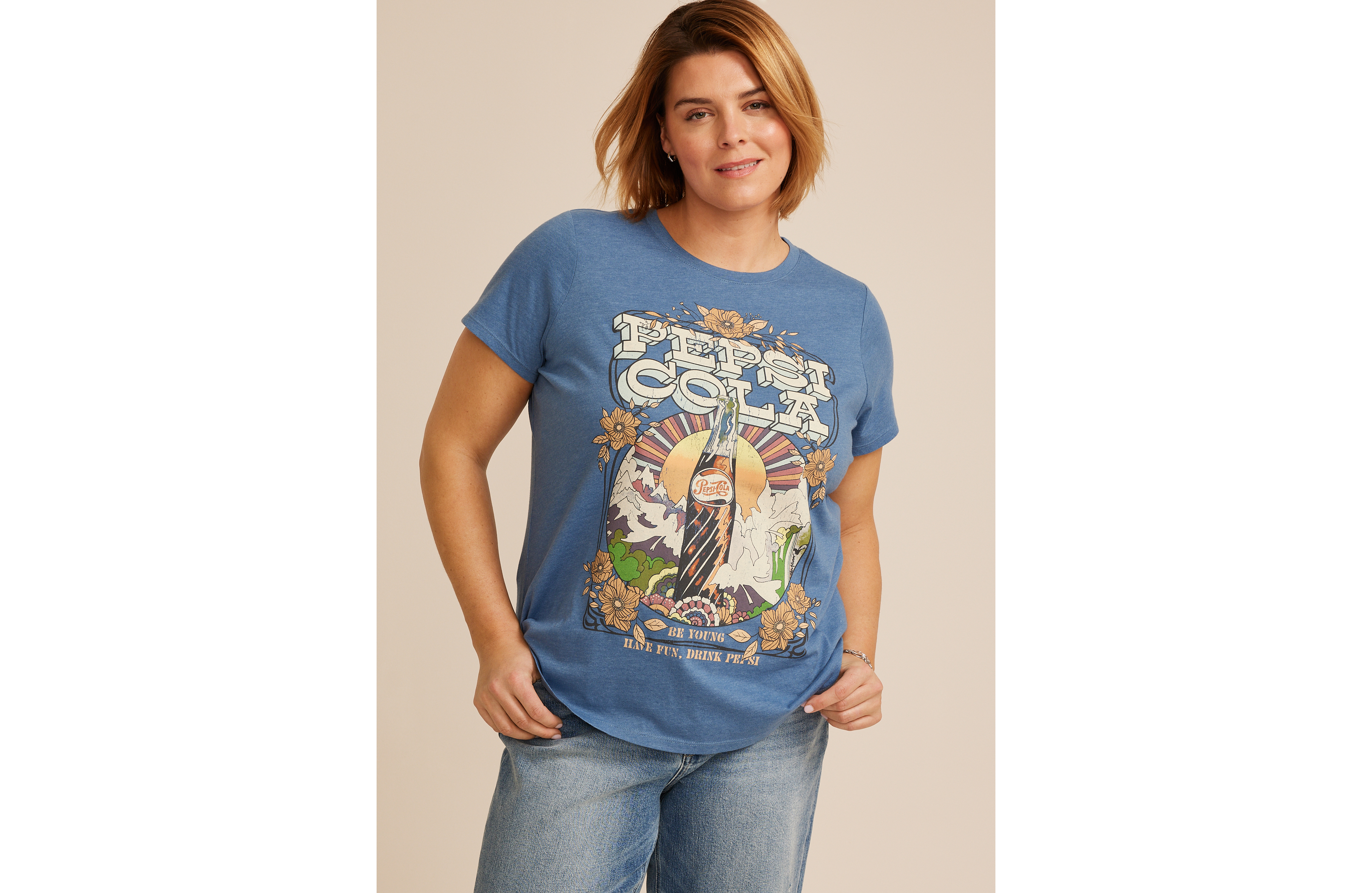 Plus Pepsi Classic Fit Graphic Tee