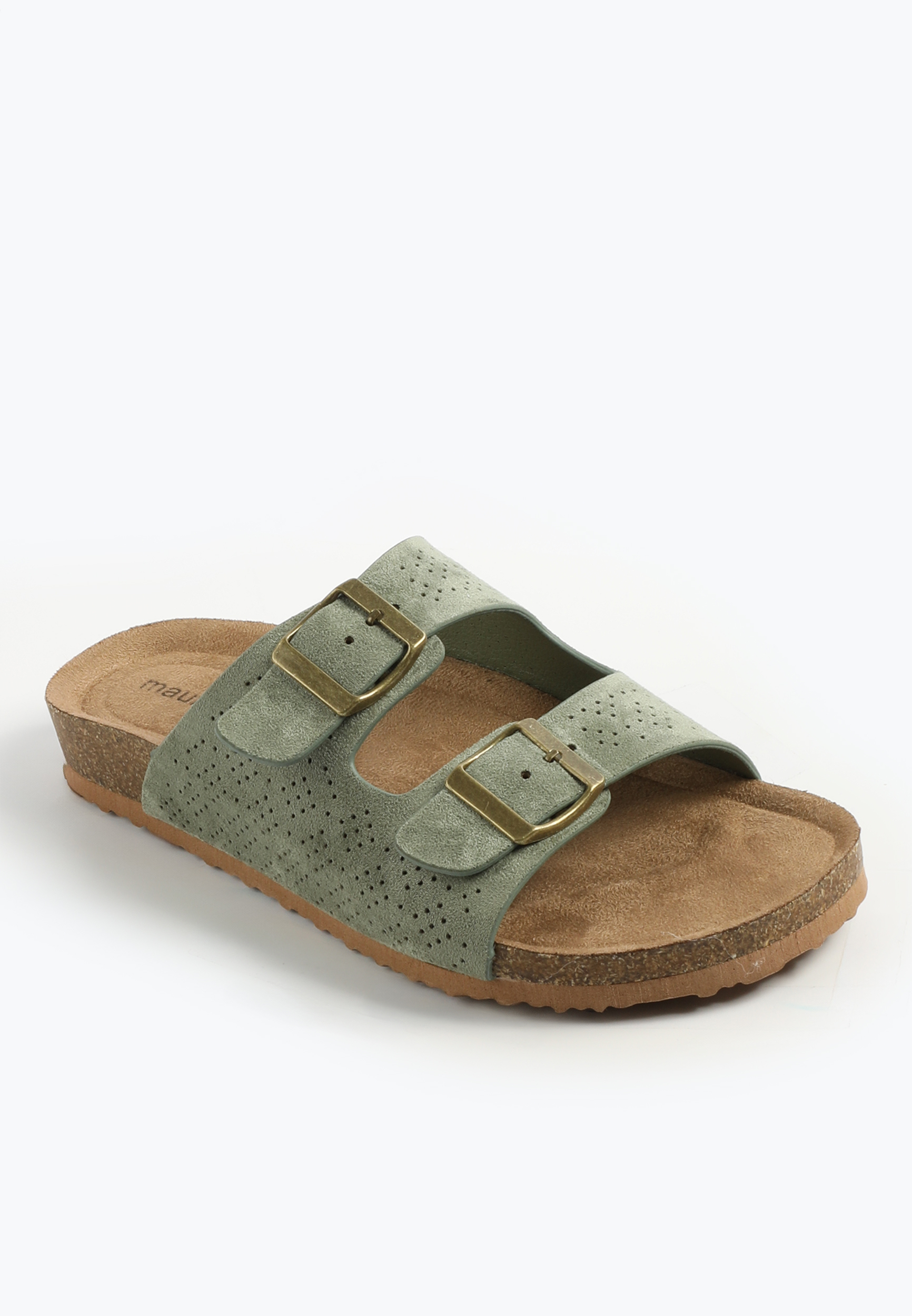 SuperCush Chloe Perforated Two Band Footbed Sandal