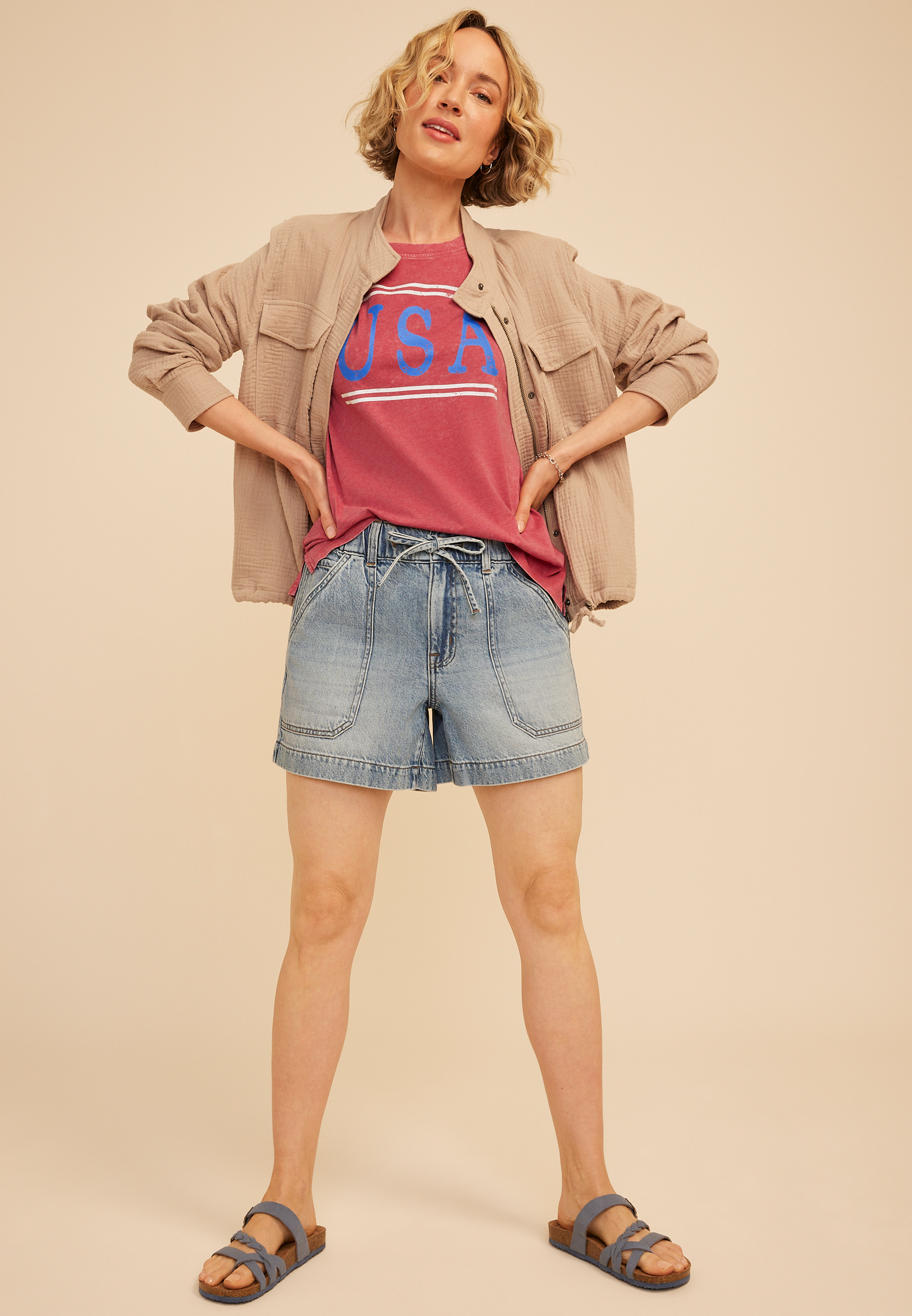 Americana Varsity USA Classic Fit Graphic Tee