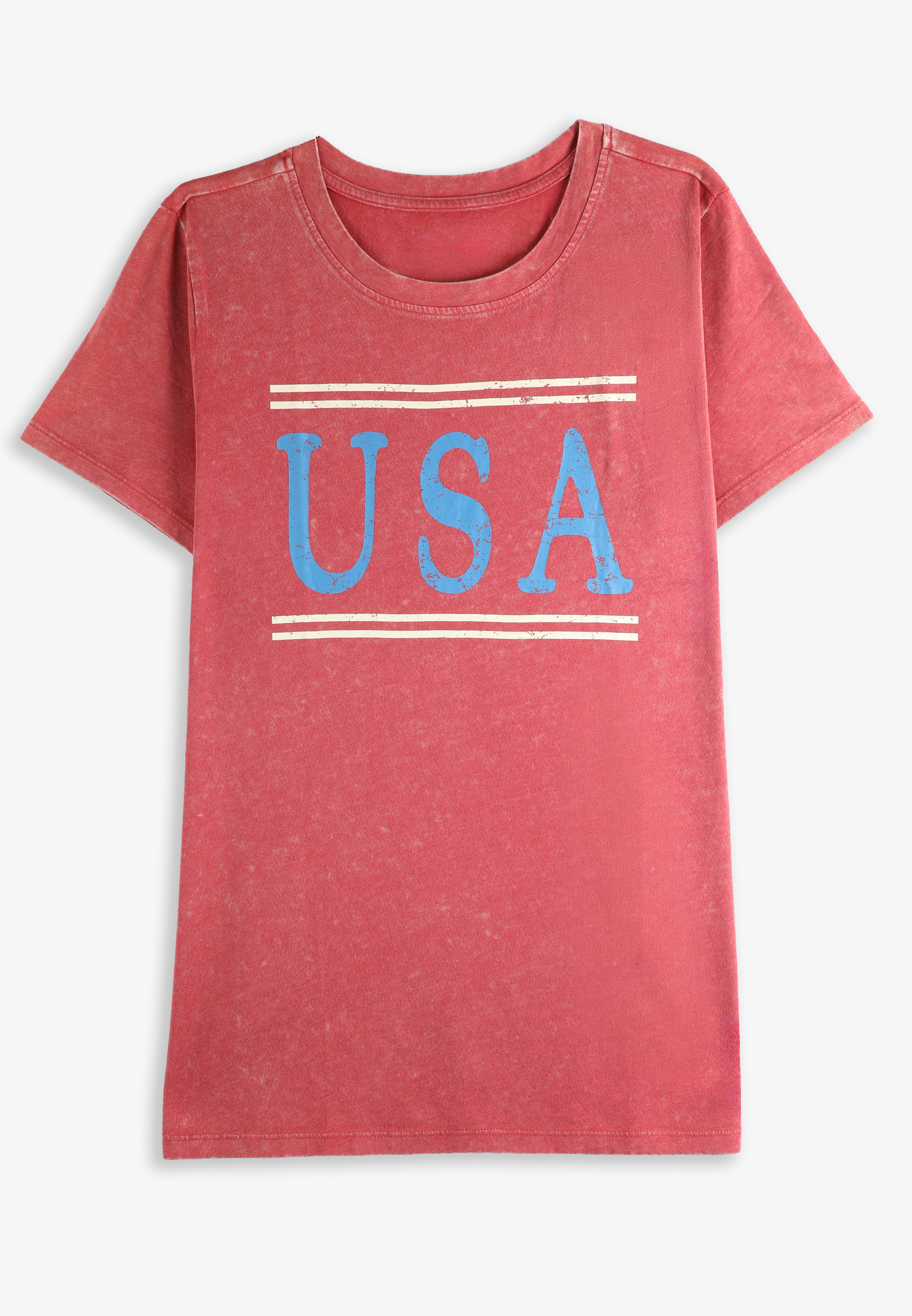 Americana Varsity USA Classic Fit Graphic Tee, C9450, large