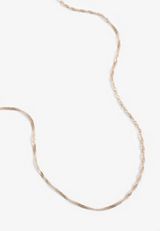 Everyday Layers Gold Twisted Chain Necklace, C605, small