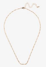 Everyday Layers Gold Twisted Chain Necklace, C605, small