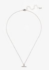 Everyday Layers Silver Bar Pendant Necklace, C431, small
