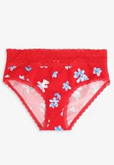 Simply Comfy Cotton Floral Hipster Panty, C9451, small