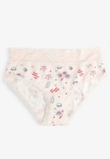 Simply Comfy Cotton Americana Hipster Panty, C8156, small