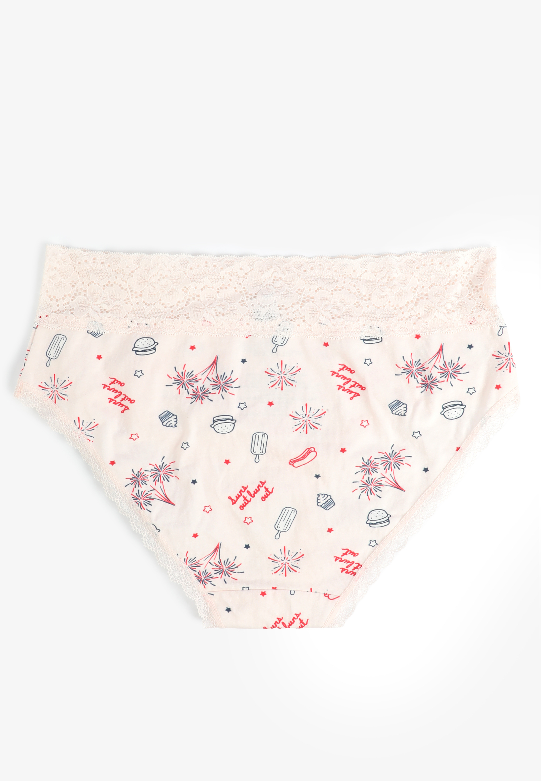 Simply Comfy Cotton Americana Hipster Panty, C8156, large