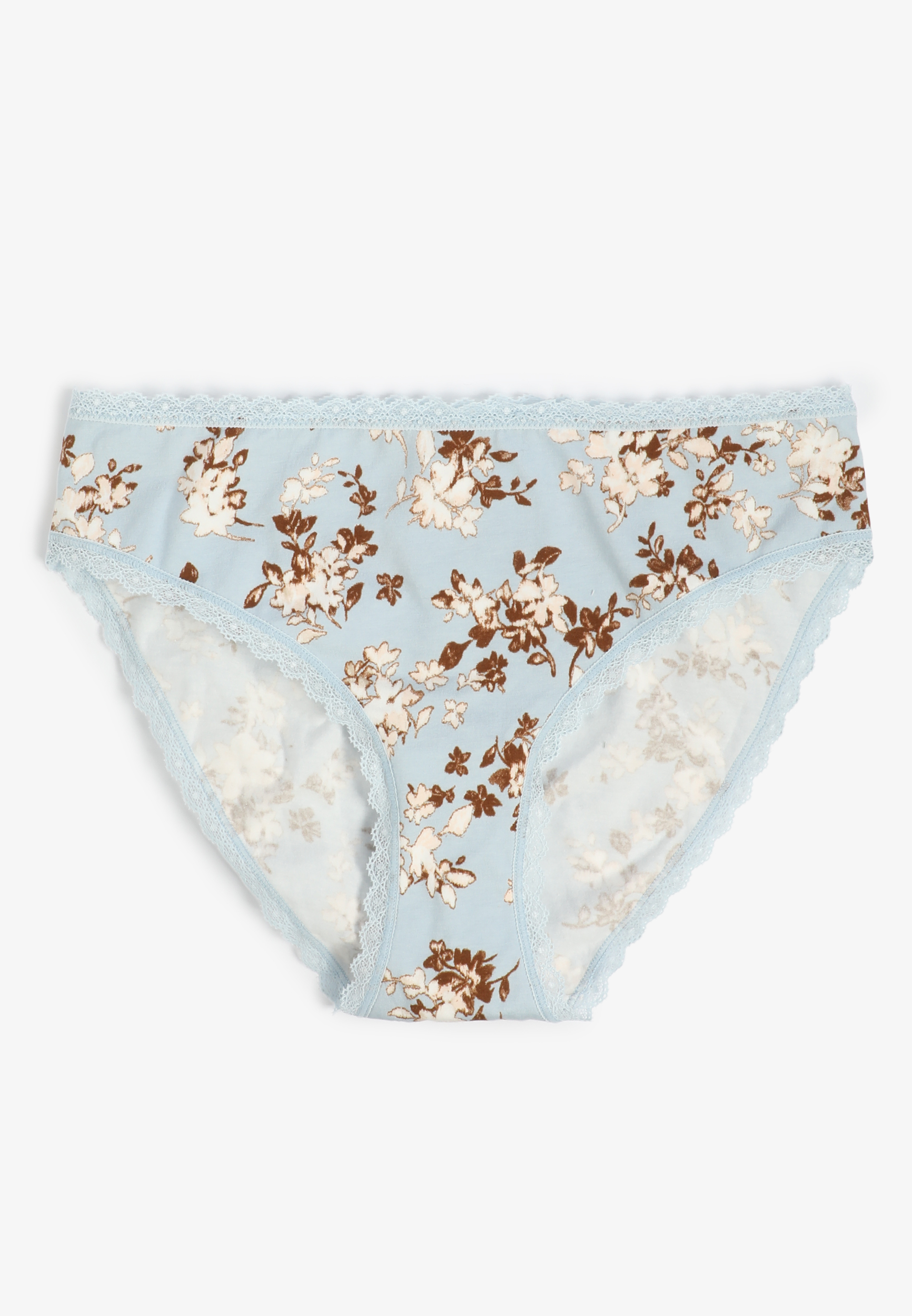 Simply Comfy Cotton Floral Print Bikini Panty