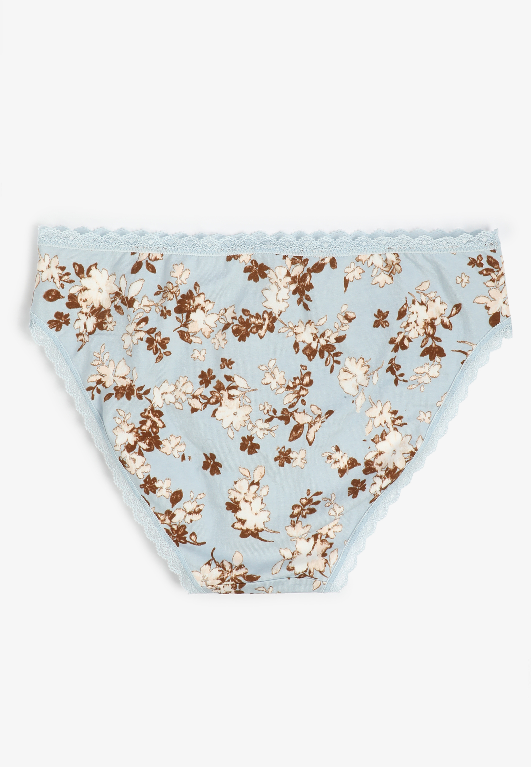 Simply Comfy Cotton Floral Print Bikini Panty, C9183, large