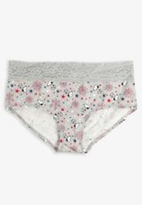 Simply Comfy Cotton Snoopy Americana Boybrief Panty, GRAY SKY, small