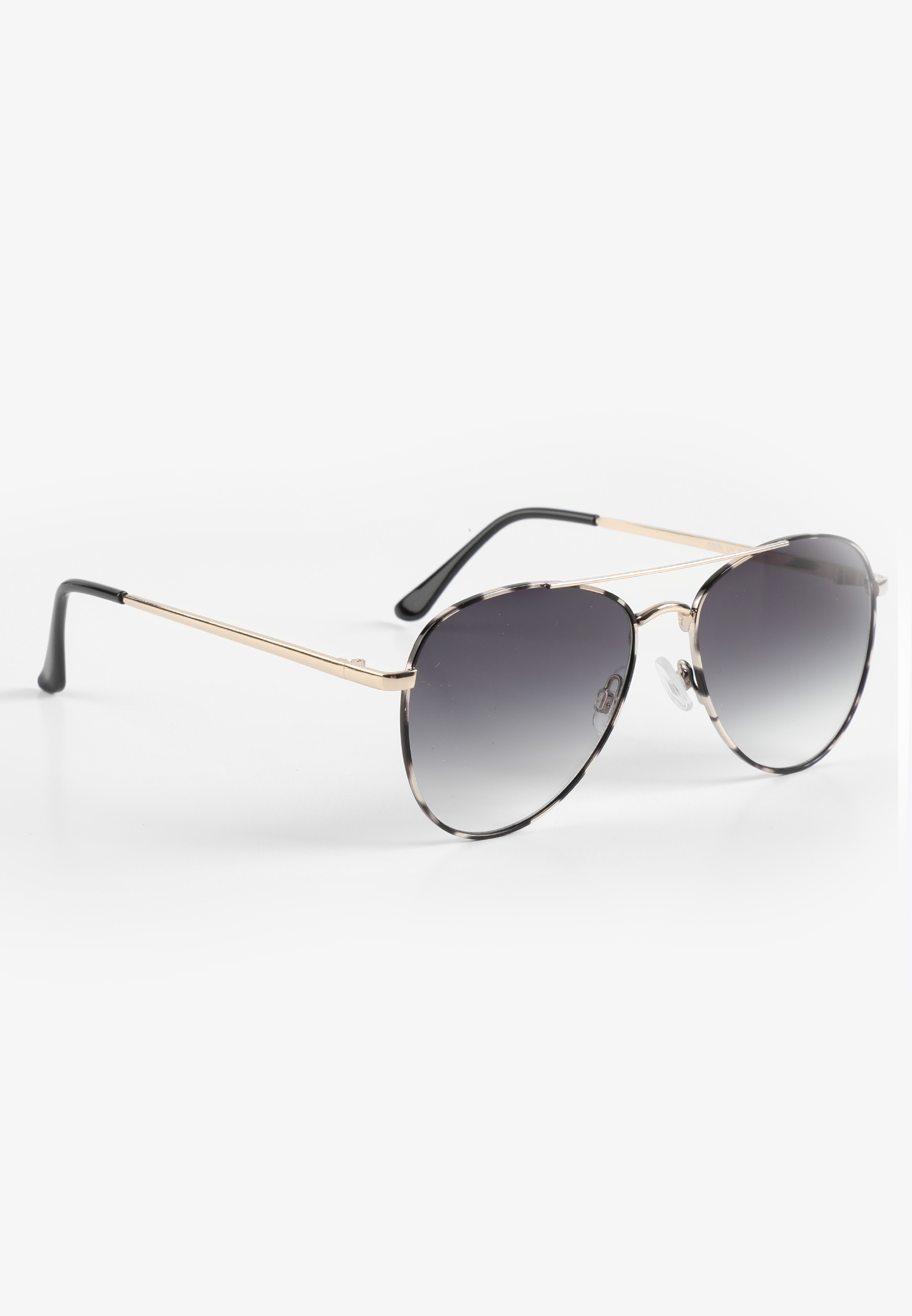 Black Tortoise Aviator Sunglasses