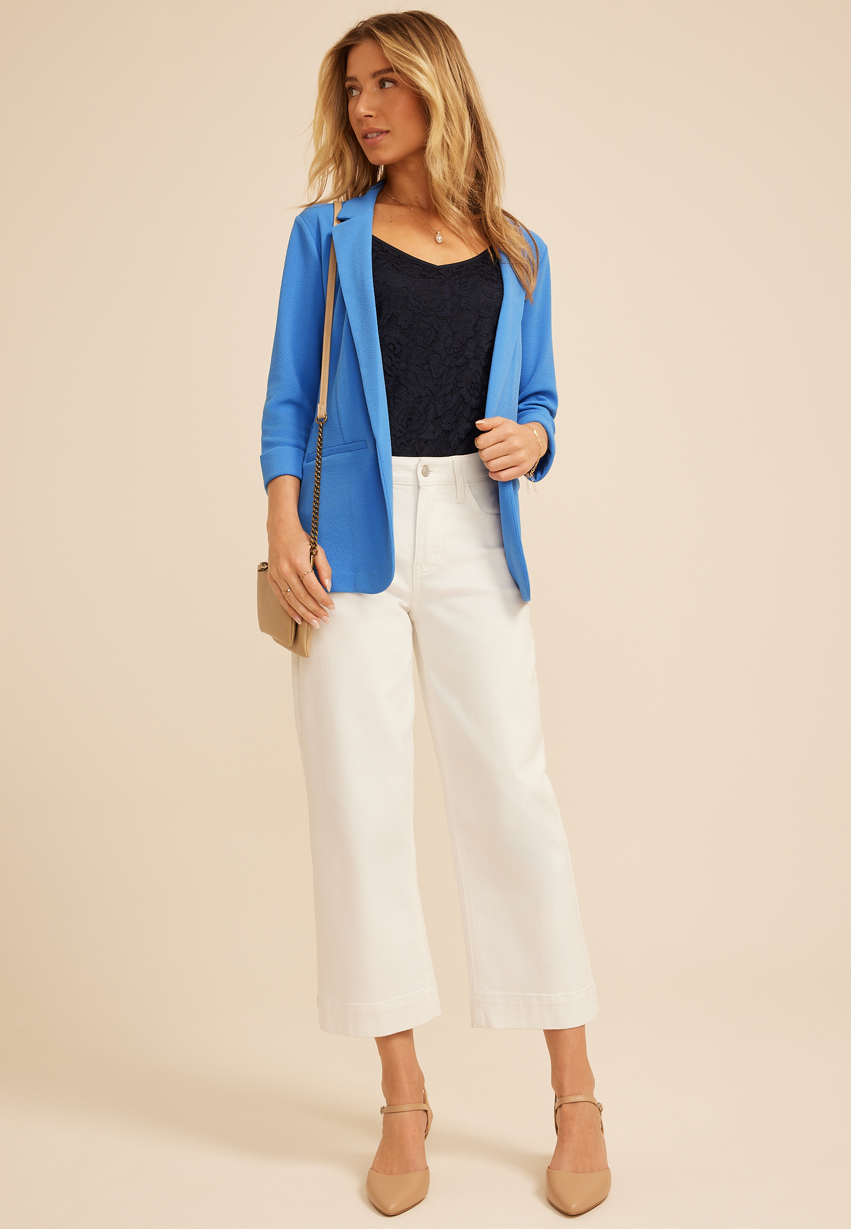 Versa 3/4 Sleeve Blazer, C5760, large