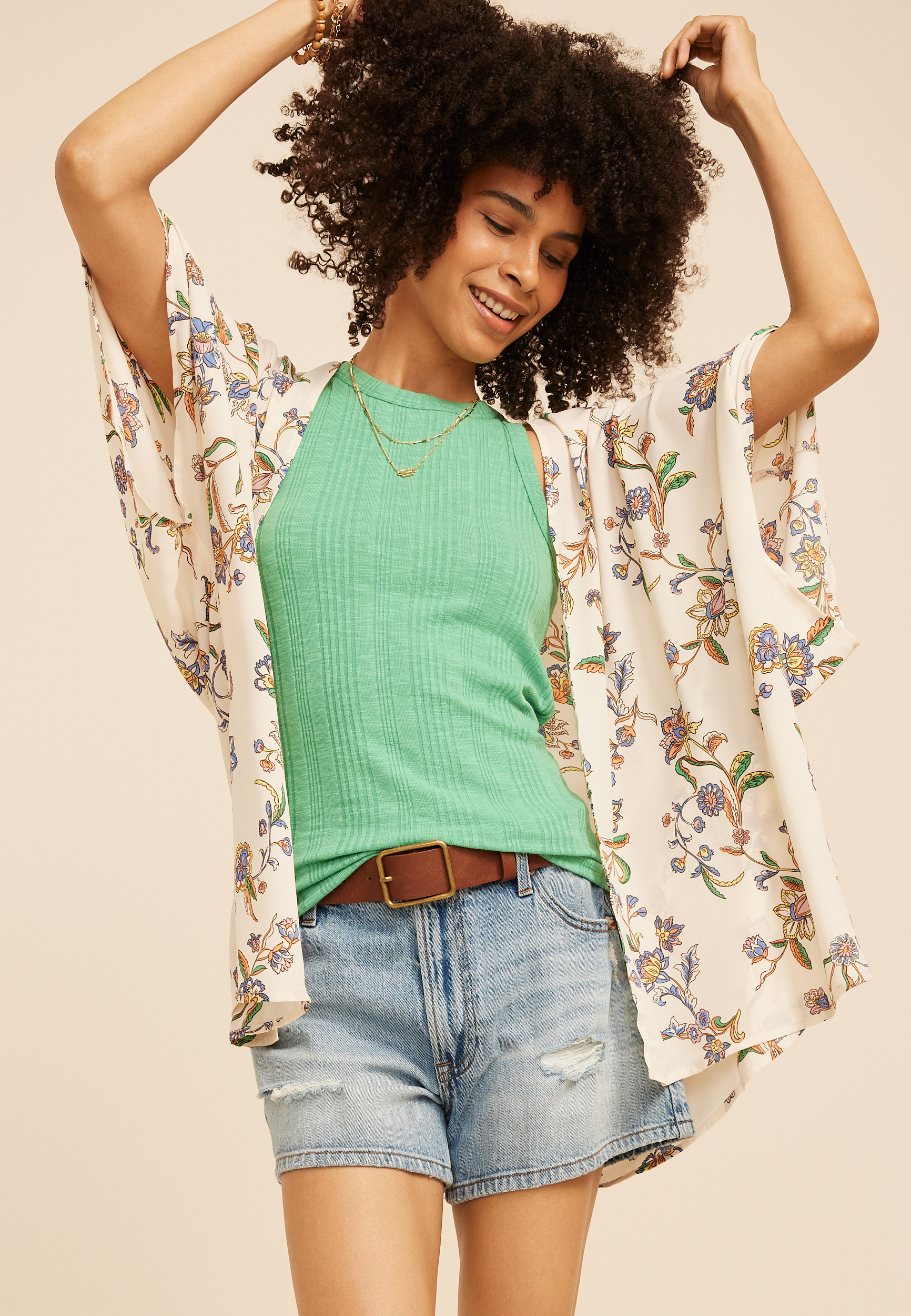 24/7 Variegated Ribbed Highline Tank Top