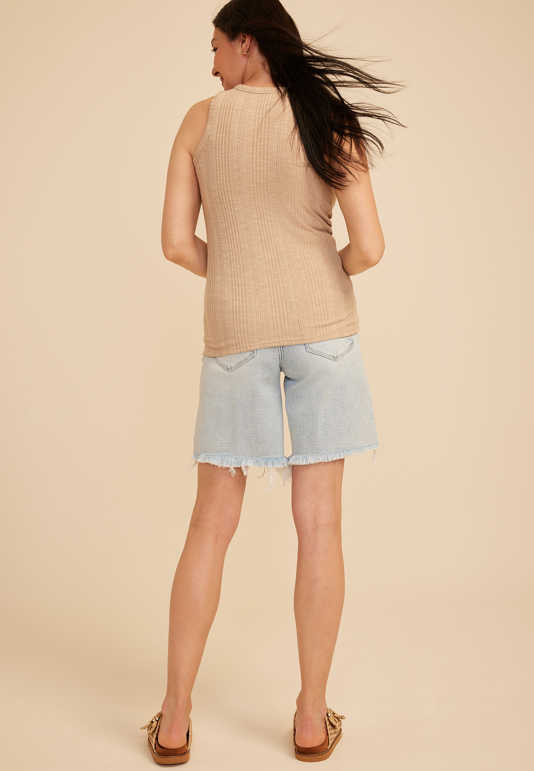 24/7 Variegated Ribbed Highline Tank Top - thumbnail 2
