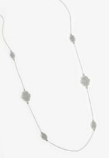 Silver Filigree Necklace, SILVER, small
