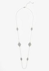 Silver Filigree Necklace, SILVER, small