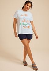 Plus Size Sun Lake Float Breeze Chill Classic Fit Graphic Tee, C9476, small