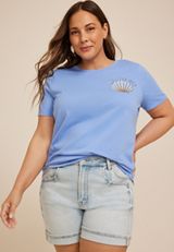 Plus Size Seas The Day Classic Fit Graphic Tee, C3967, small