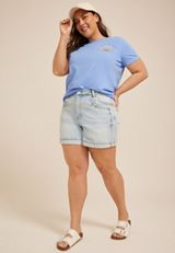 Plus Size Seas The Day Classic Fit Graphic Tee, C3967, small
