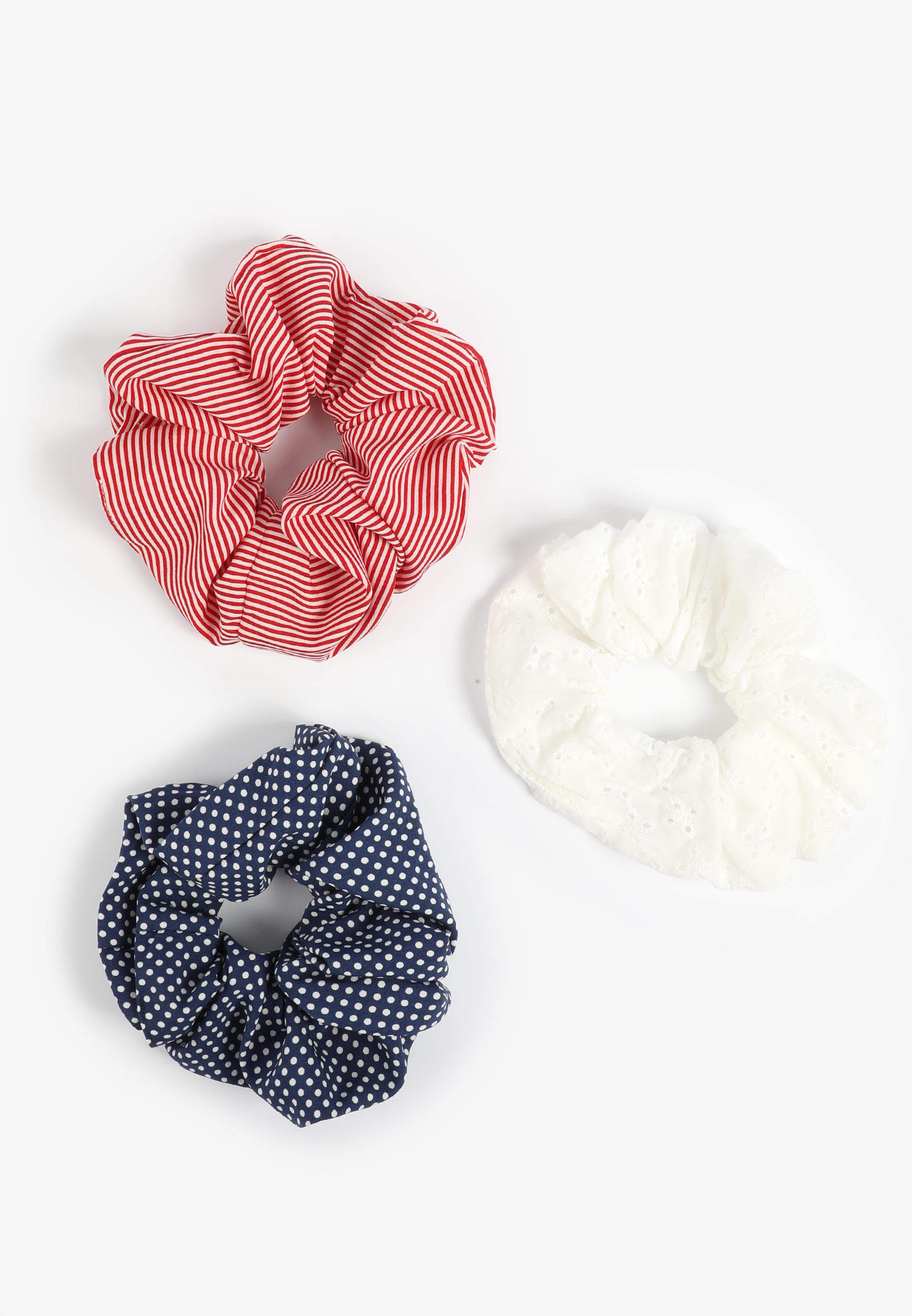 3 Pack Americana Scrunchie Set