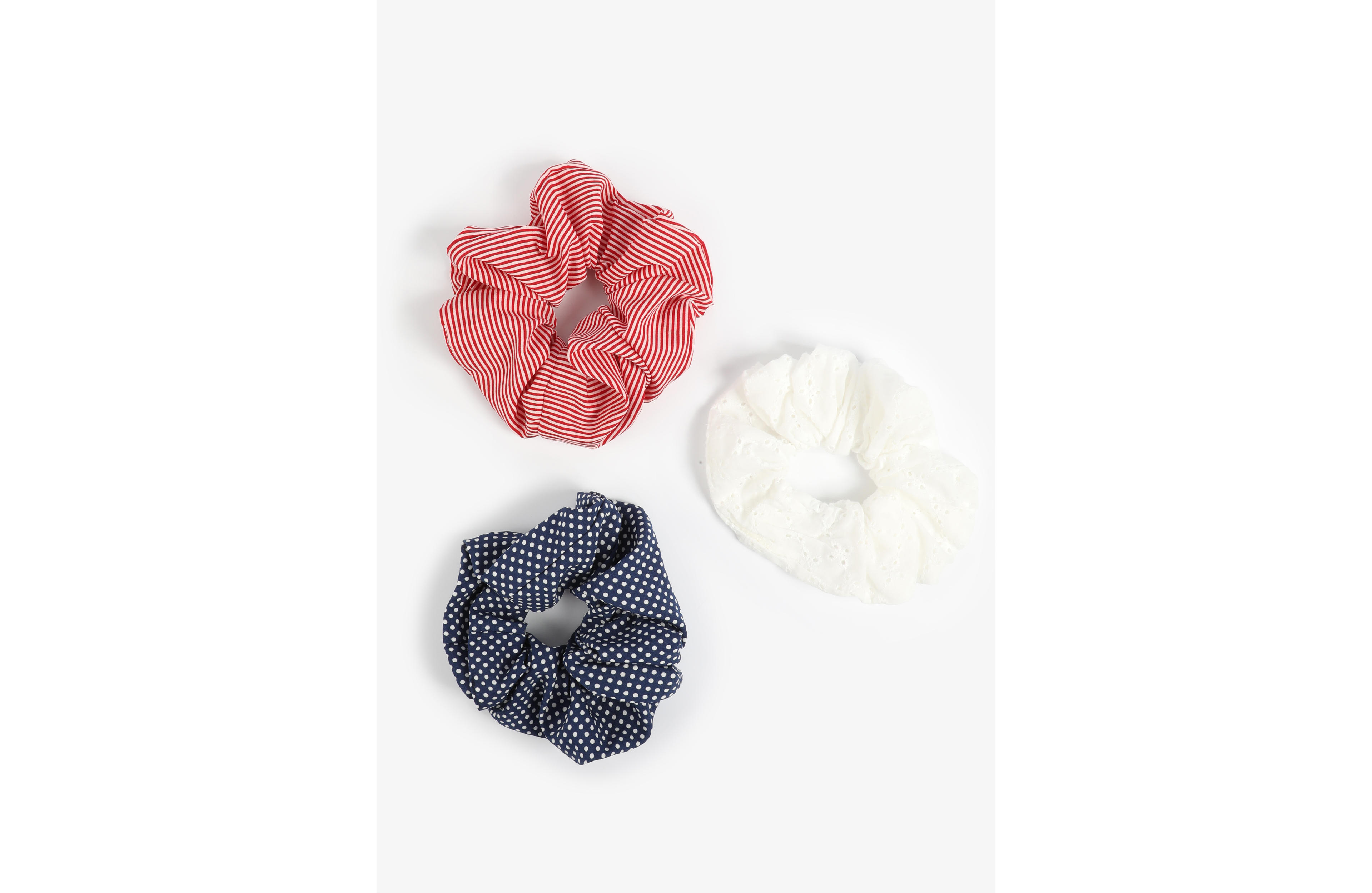 3 Pack Americana Scrunchie Set