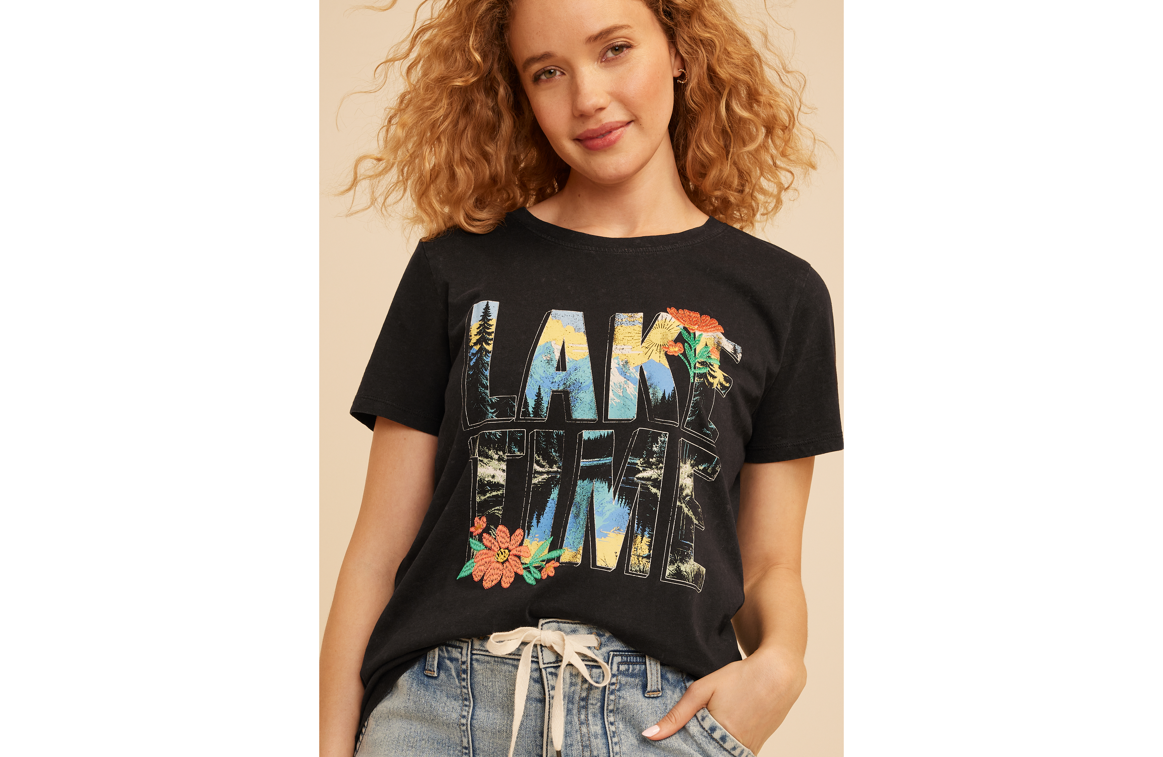 Lake Time Classic Fit Graphic Tee