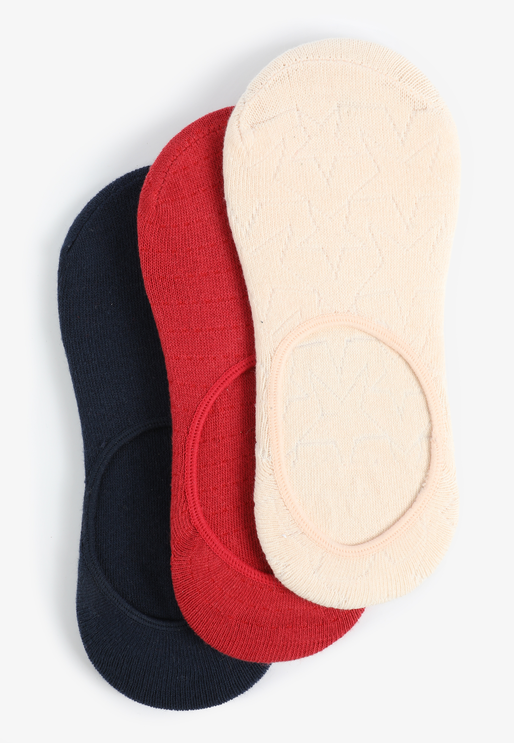 3 Pack Americana No Show Socks