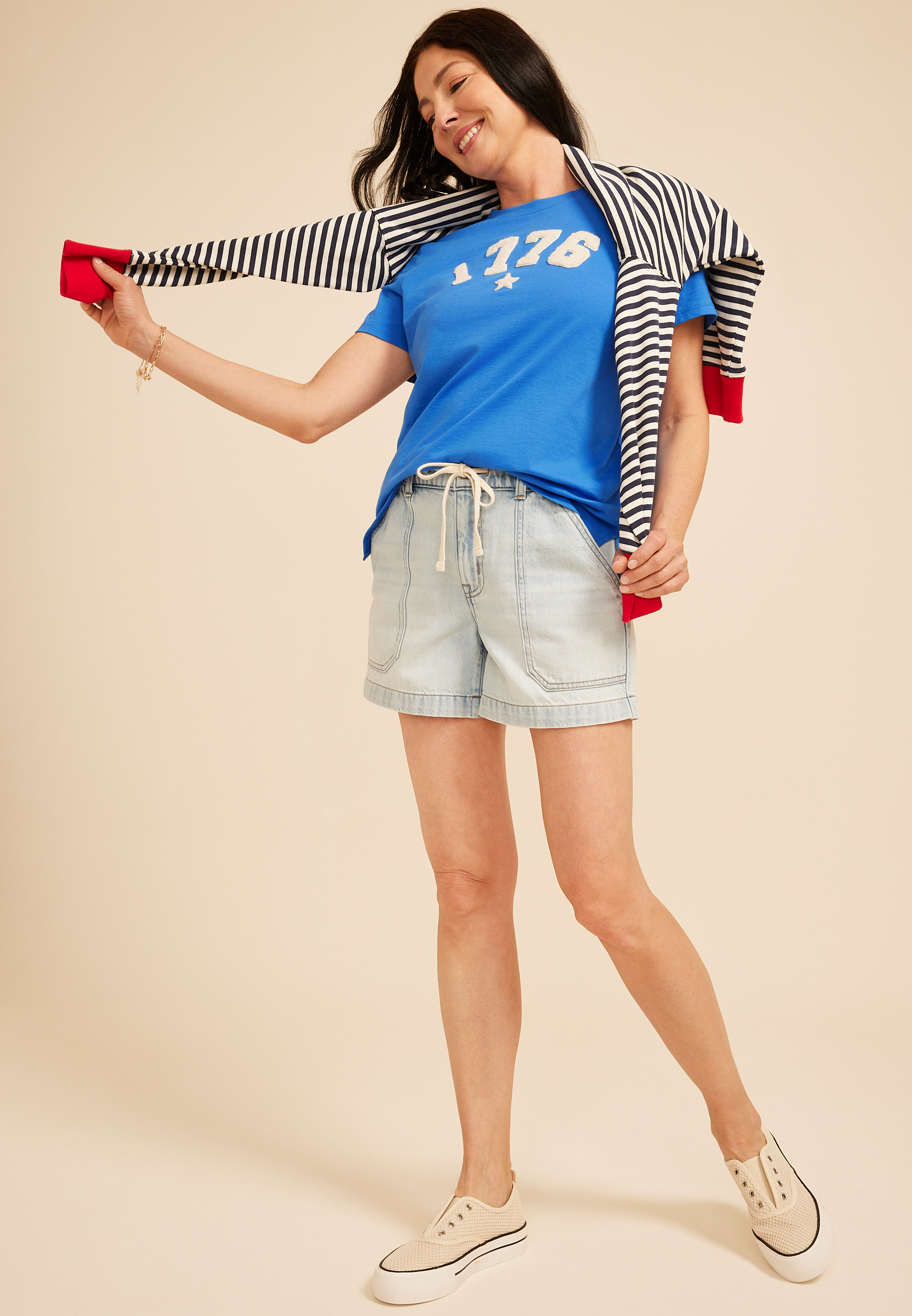 Americana 1776 Chenille Classic Fit Graphic Tee