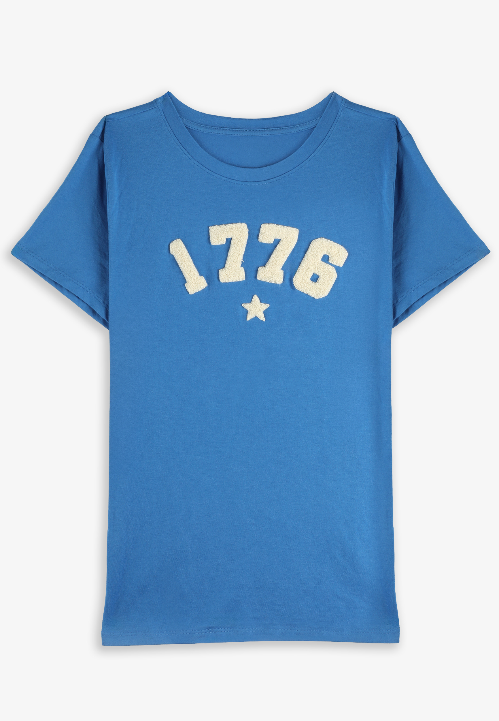 Plus Size Americana 1776 Chenille Classic Fit Graphic Tee