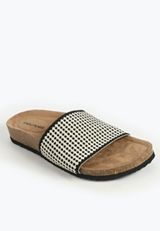 SuperCush Chloe Woven Micro Checkered Footbed Sandal, C269, small