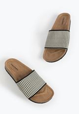 SuperCush Chloe Woven Micro Checkered Footbed Sandal, C269, small