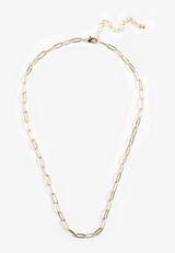 Everyday Layers 14k Gold Plated Chain Necklace, C605, small