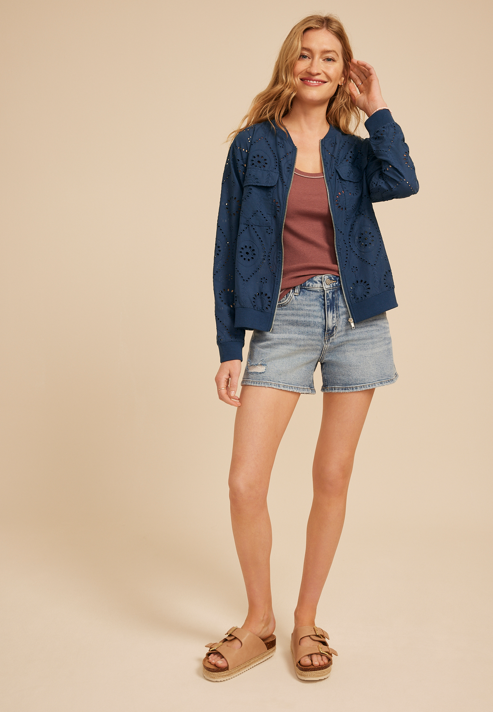 Eyelet Jacket - thumbnail 3