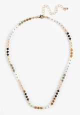 Mini Multicolor Beaded Necklace, C605, small