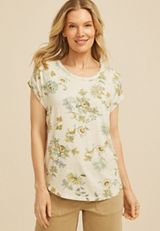 24/7 Clara Floral Tee, C5249, small