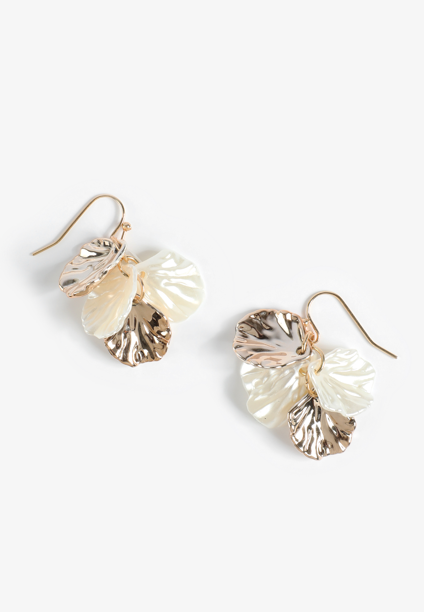 Mixed Shell Drop Earrings