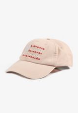 Blush Vintage Wash Embroidered Americana Flag Hat, C114, small