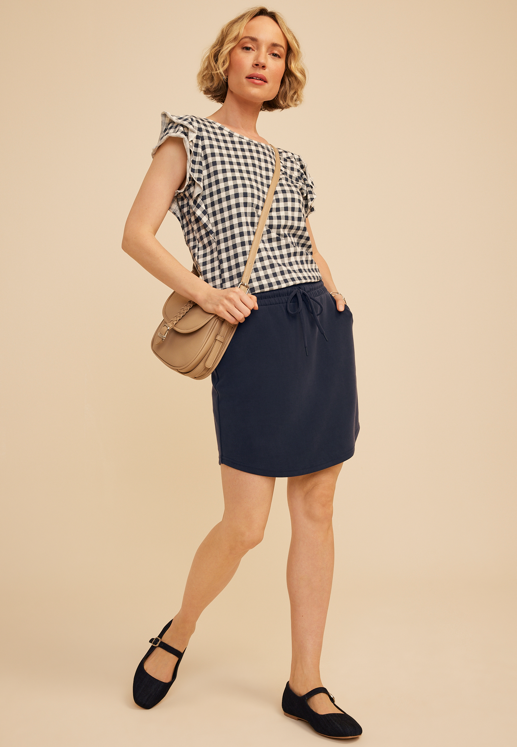 Cloud Scuba Knit High Rise Skort - thumbnail 7