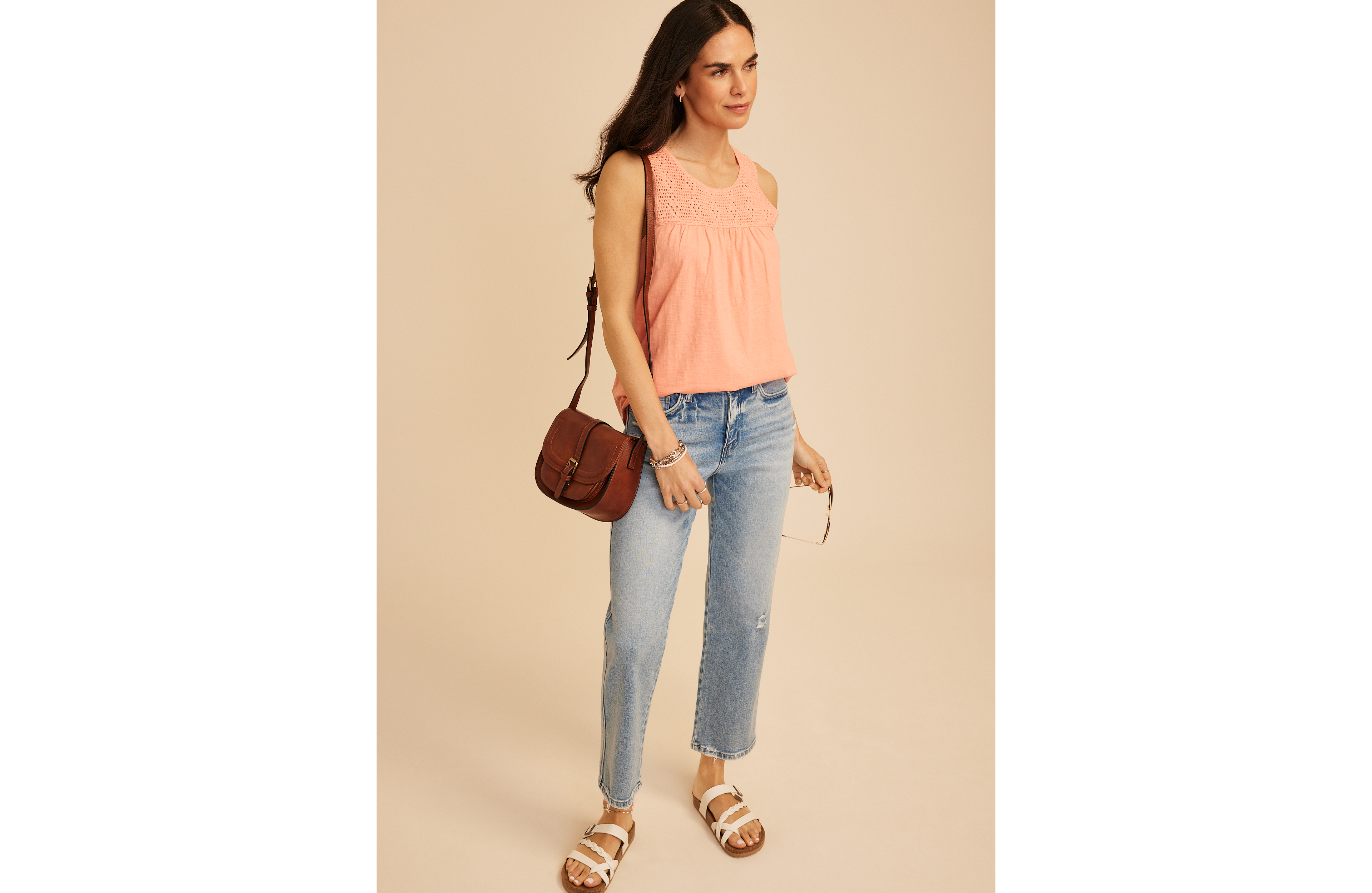 Crochet Yoke Tank Top